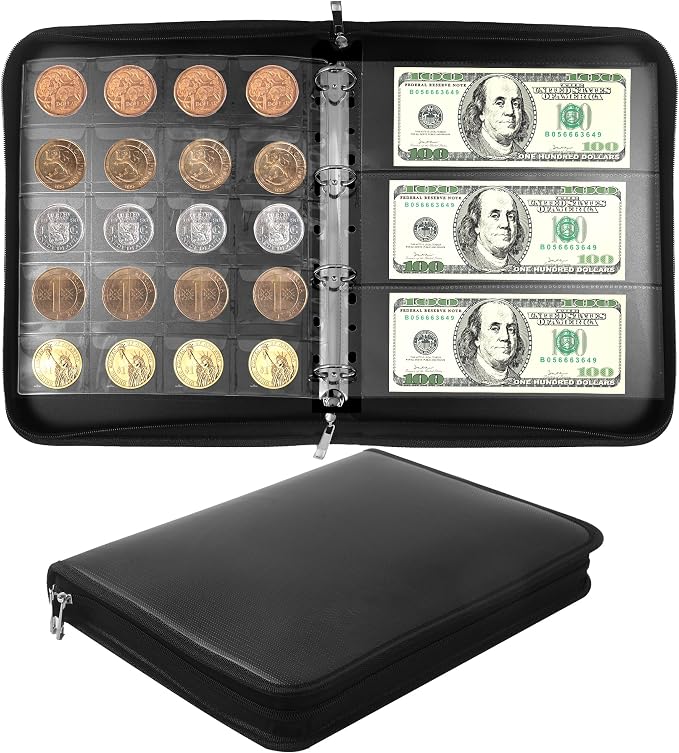 Coin Collection Book Album Holder by Unknown