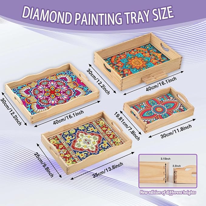 EWJRNSF 5D Diamond Painting Mandala Diamond Art Kits - Image 2