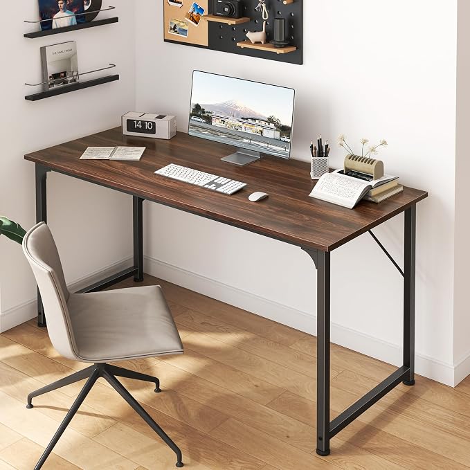 Huuger Computer Desk, 48 Inch Office Desk, Gaming Desk - Image 5