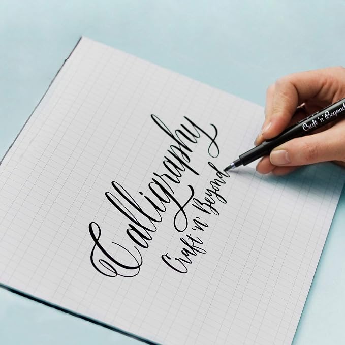 Craft 'n' Beyond Calligraphy Brush Pens Pack of 5 Markers - Image 4