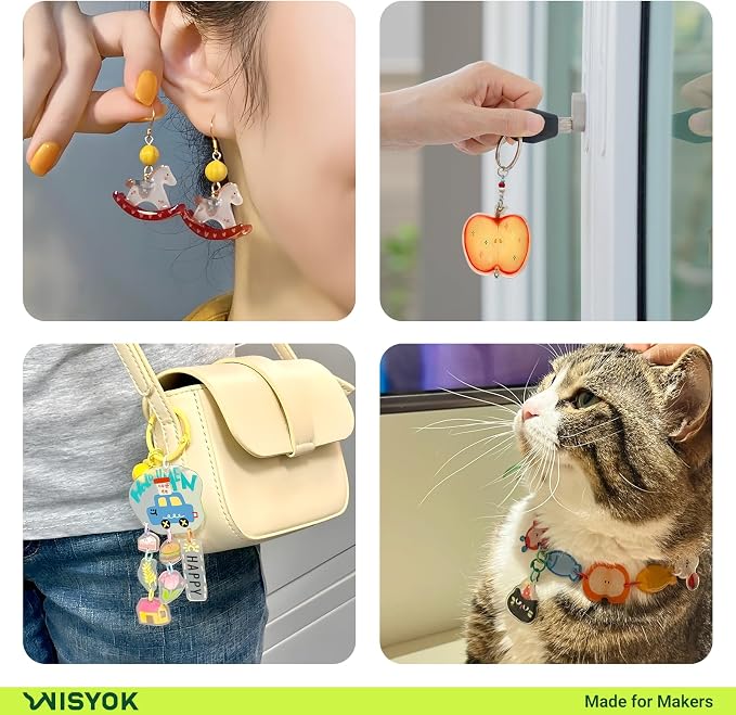 WISYOK 161Pcs Shrinky Film Kit, Shrink Plastic Sheets kit - Image 8
