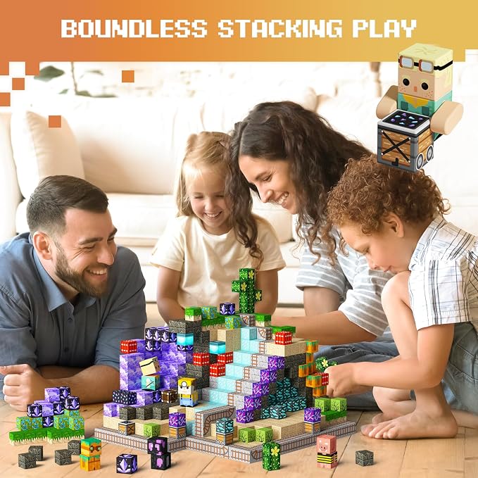 GobiDex Magnetic Building Blocks Kids Game-Based Build Magwonder World - Image 3