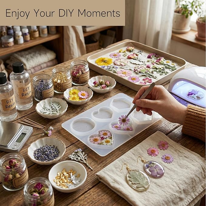Dried Pressed Flowers Real Natural | Mixed Colors Flat Pressed Flowers - Image 3