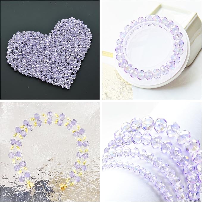 1200Pcs 4mm Crystal Glass Beads - Image 5