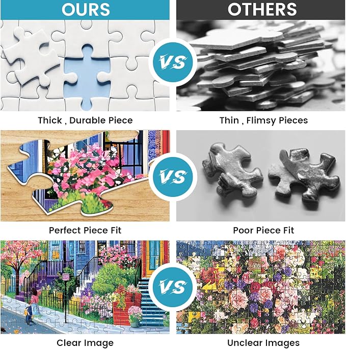 500 Pieces Puzzles for Adults, Spring Puzzle for Adults Elderly, Colorful - Image 3