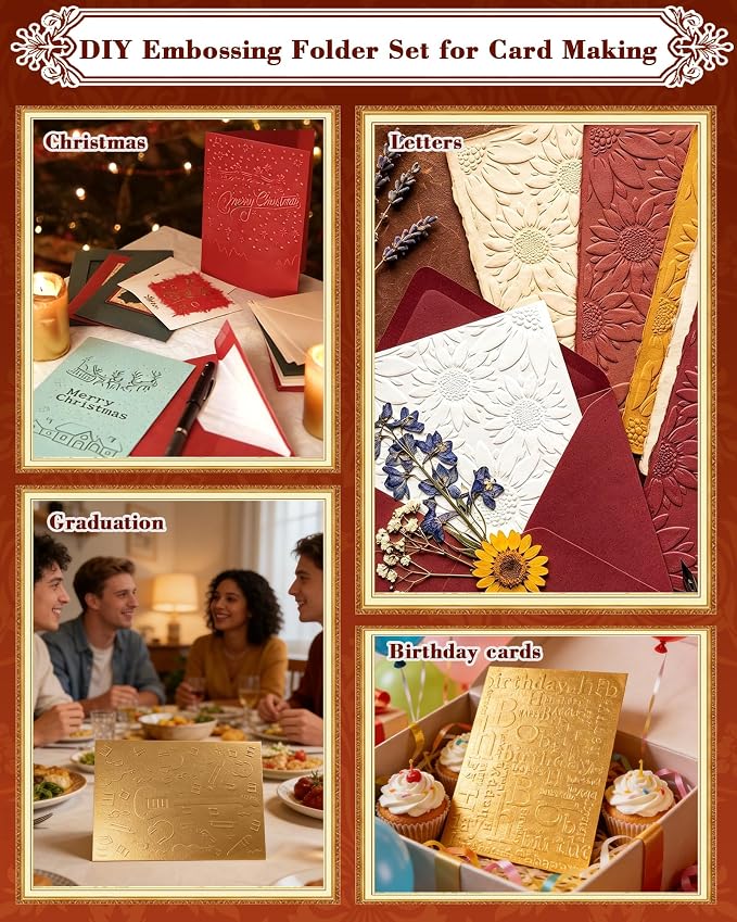 FIVEIZERO 3D Tulip Flower Embossing Folder - Image 5