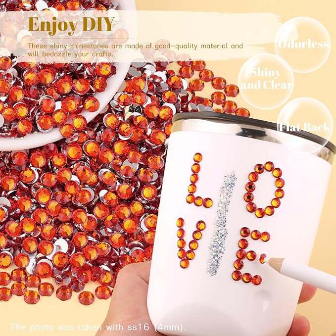 8000PCS 3mm Resin Rhinestones Bulk - Image 4