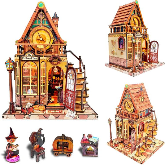 OZJAY DIY Miniature House Kit, 3D Wooden Puzzles by OZJAY