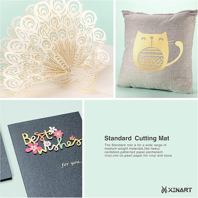 Xinart Cutting Mats for Cricut Maker 3/Maker/Explore 3/Air 2 Standard Adhesive - Image 2