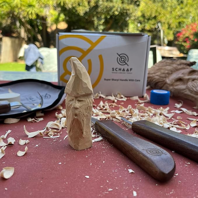 Beginner-Friendly Wood Carving Kit, Spoon Carving Knife, Basswood Blocks - Image 9