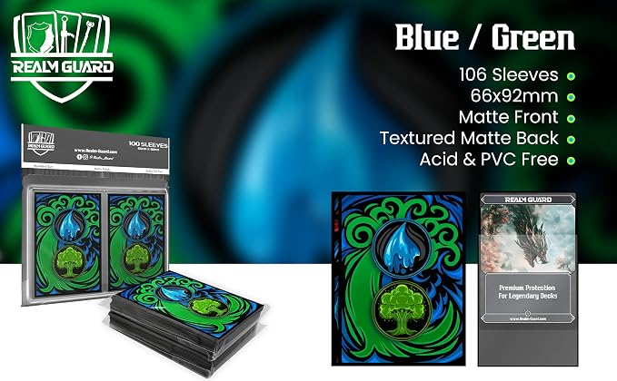 100ct Textured Matte TCG/MTG Card Art Sleeves - Image 3