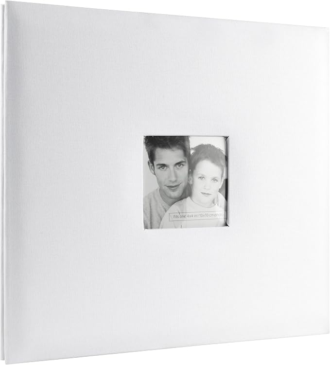 MCS Fabric Scrapbook Album, Expandable, 12 x 12 Inch | 10-Page | Photo Opening - Image 3