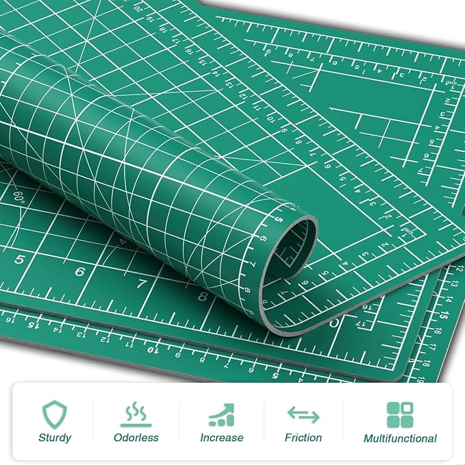 DIYSELF Cutting Mat 8in×6in, Self Healing Cutting Mat, A5 Rotary Cutting Mats - Image 7