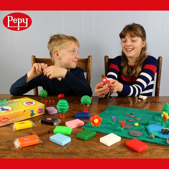 Pepy Plastilina Reusable and Non-Drying Modeling Clay Gift Set; Set of 48 Bars - Image 3