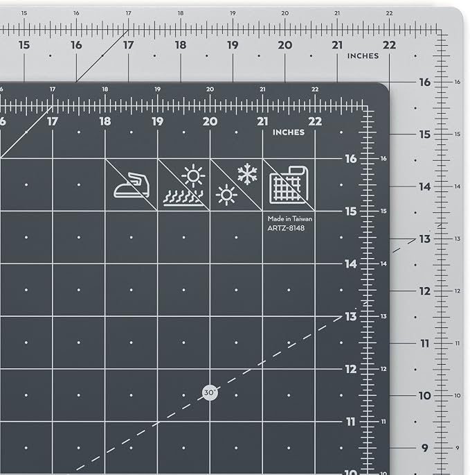 ARTEZA Self Healing Cutting Mat, 18 x 24 Inch Rotary Cutting Mat, Double-Sided - Image 2