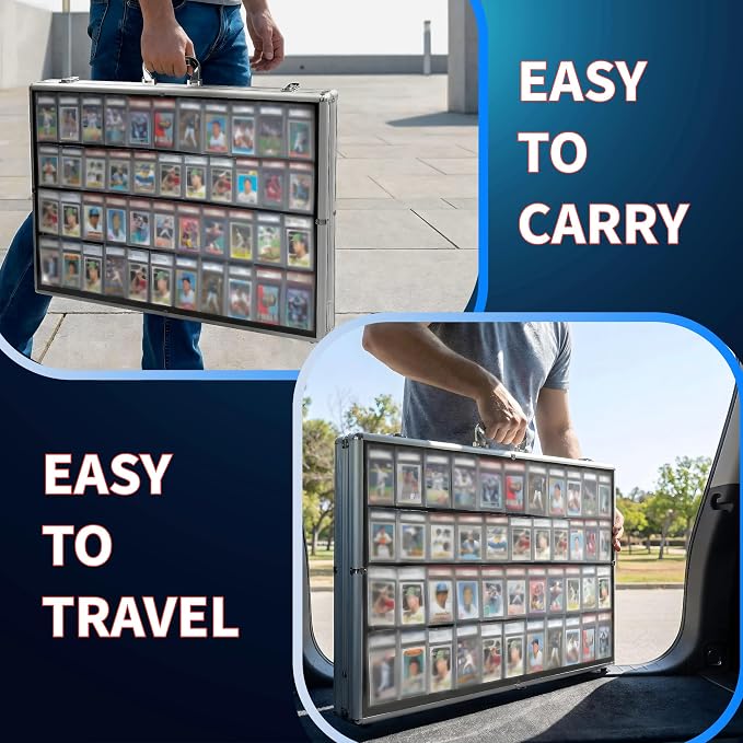 Professional Large Card Display Case | 34 x 22 inches | Tabletop TradeShow - Image 9
