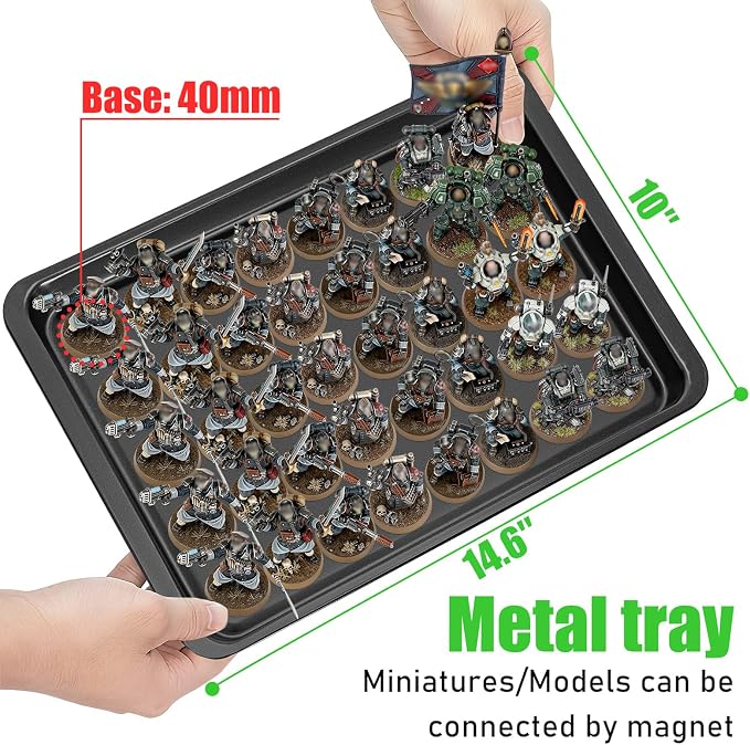 Miniatures Storage Case Miniatures Transport Case Aluminum Alloy Frame - Image 3