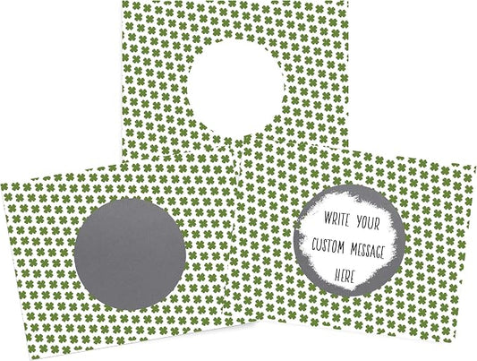 My Scratch Offs 20 Pack Clover St. Patrick's Day Make Your Own DIY Scratch Off by MyScratchOffs