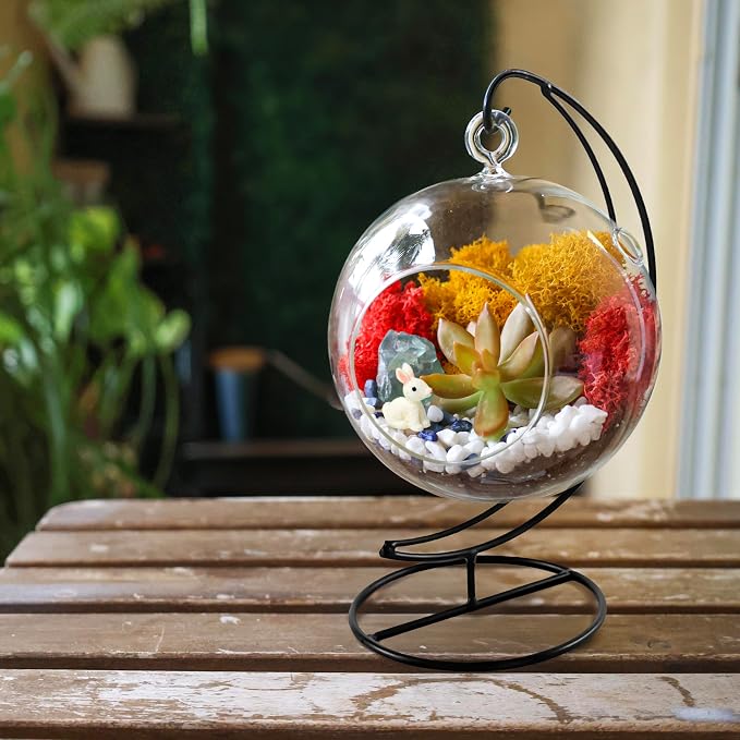 Creations by Nathalie DIY 5" DIY Globe Terrarium Kit - Image 8