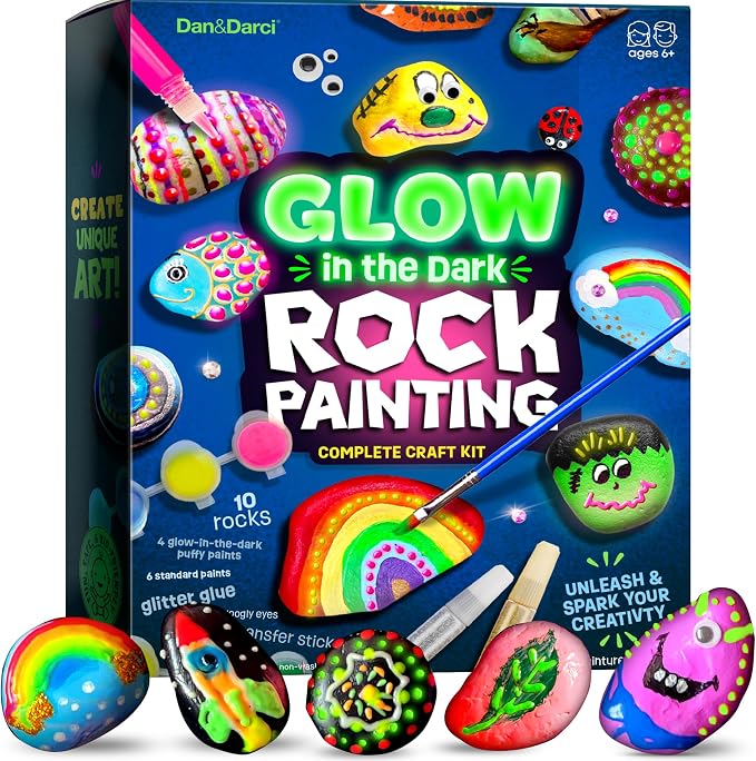 Dan&Darci Kids Rock Painting Kit by Dan%26Darci
