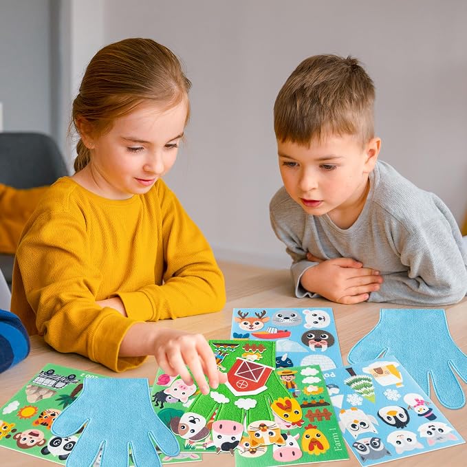 WATINC Animals Felt Story Finger Puppets - Image 4
