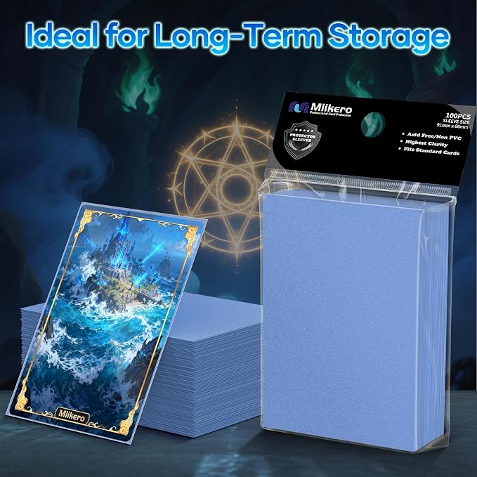 500 Count Card Sleeves, Matte Magic Card Sleeves, Smooth Shuffle & Tear - Image 6