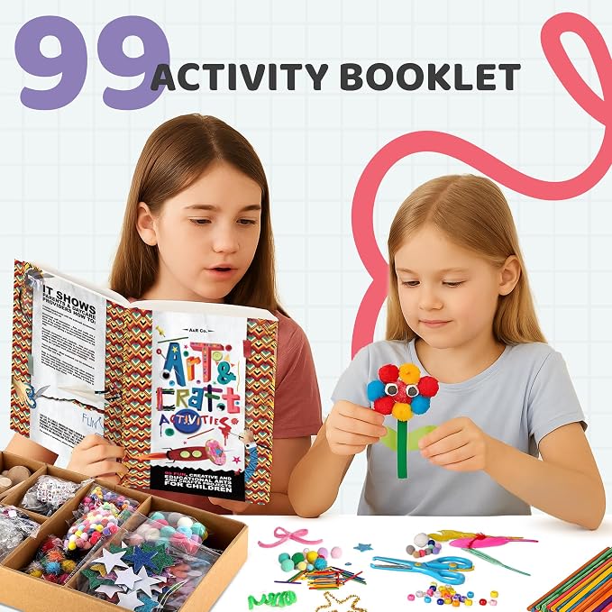 A&R CO. 3000+ Pcs Arts and Crafts Supplies & Materials - Image 4