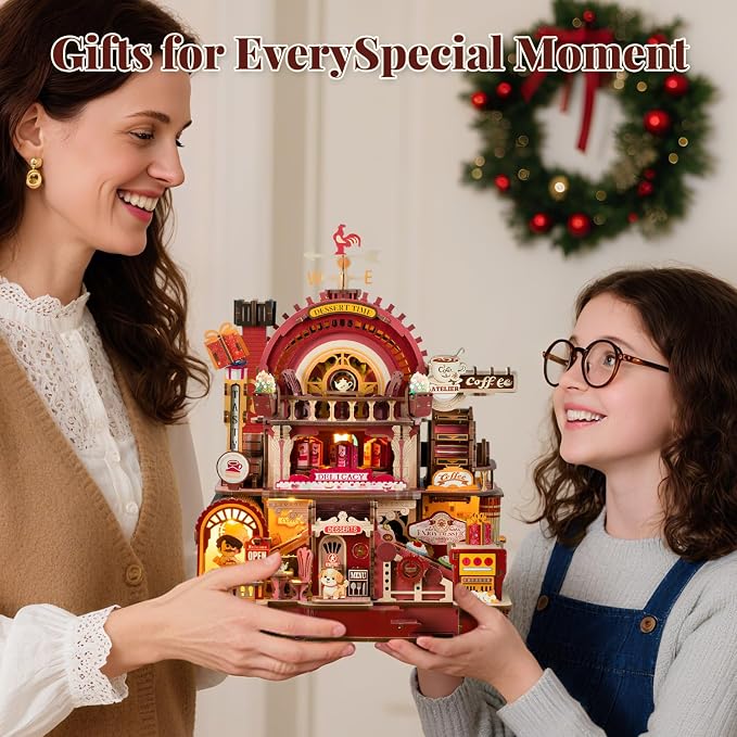 DIY 3D Wooden Puzzles for Adults, Dessert Atelier Electrically Powered – - Image 6
