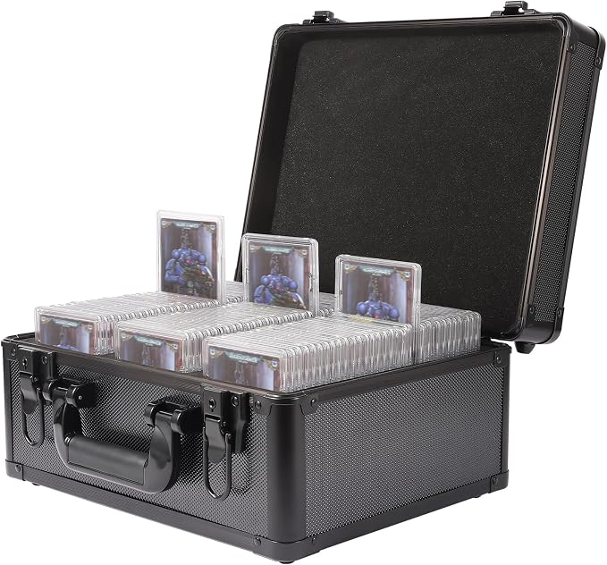EcoVibe Graded Card Case, Aluminum Alloy Trading Card Storage Box - Image 8
