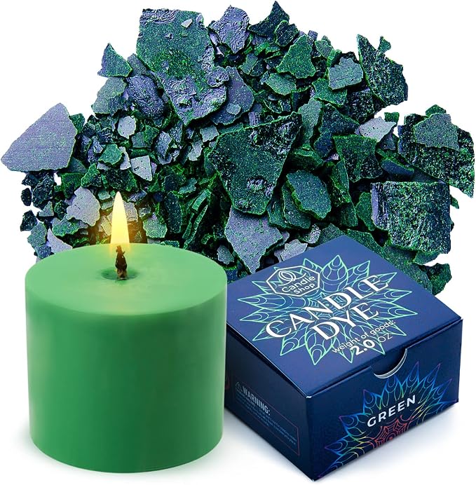 Green Candle Dye 2oz for Soy Candle Making – Highly Concentrated Candle Wax by ALEXES