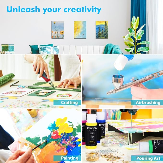 GOTIDEAL Bulk Canvases for Painting, 5 x 7 inch Value Pack of 40, Gesso Primed - Image 5