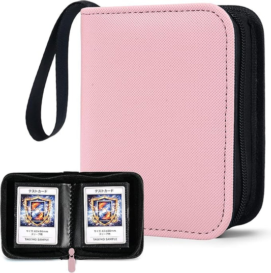 Mini Trading Card Binder Album, 1 Pocket Card Binder by Tagemo
