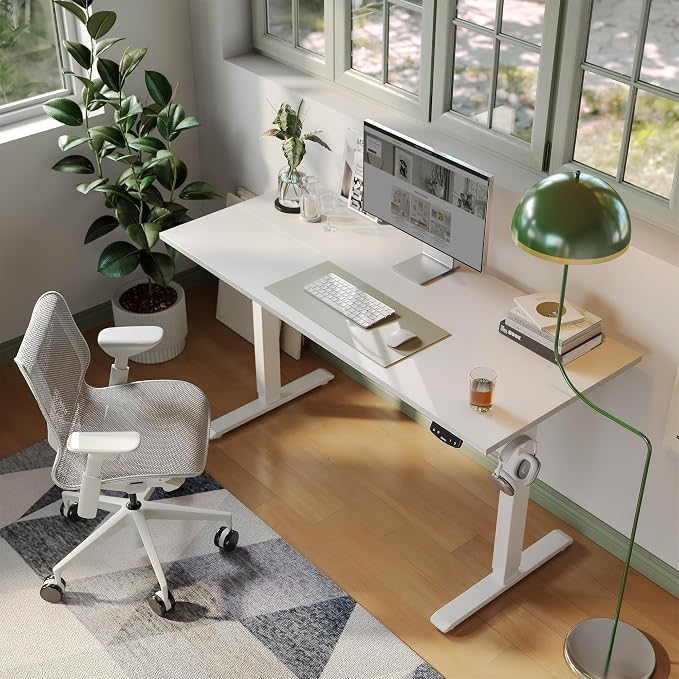 Agilestic Electric Standing Desk, 55 x 24 Inches Height Adjustable Desk - Image 4