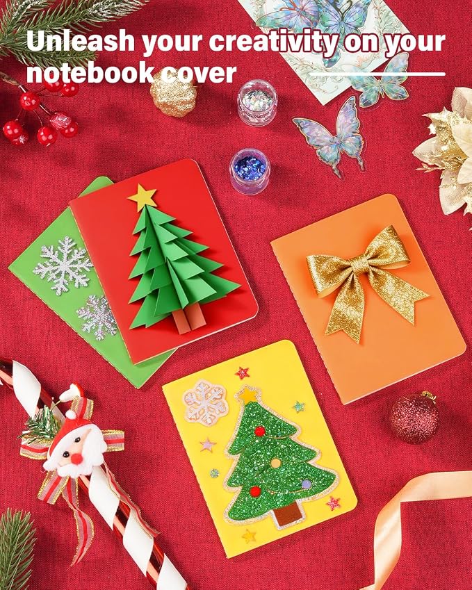 Dynta Small Notebook Bulk 60 Packs A6 Mini Sketchbooks Blank Page Colorful Cover - Image 5