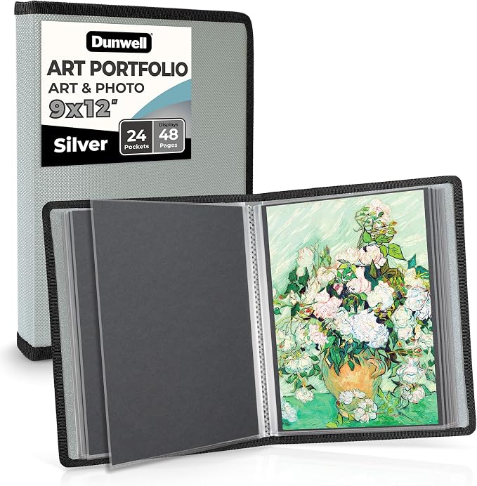 Dunwell Art Portfolio 9x12 Folder, Portfolio Binder by Dunwell