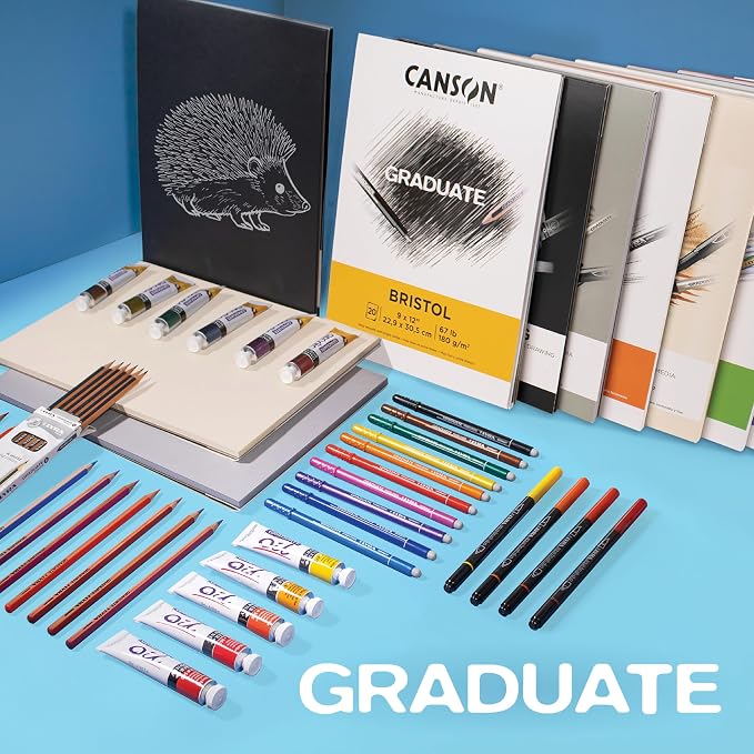 Canson Graduate Mixed Media Pad, 11x14 inch, 20 Sheets | Artist Paper - Image 7