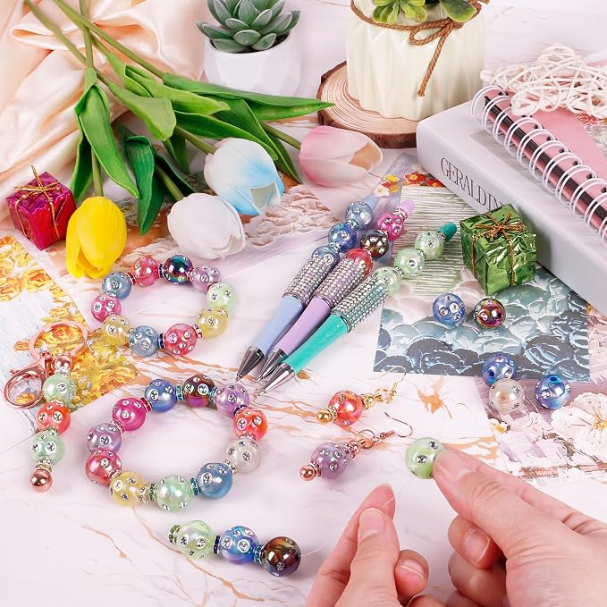 250 Pcs Beads for Pens - 16mm Focal Beads for Beadable Pens - Image 3