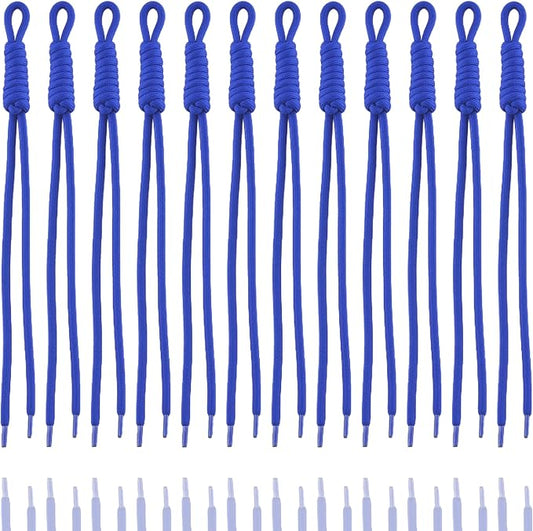 KJML DIY Paracord Keychain 12pcs Paracord Rope Keychain Braided Cord Rope Bag by KJMLDIY