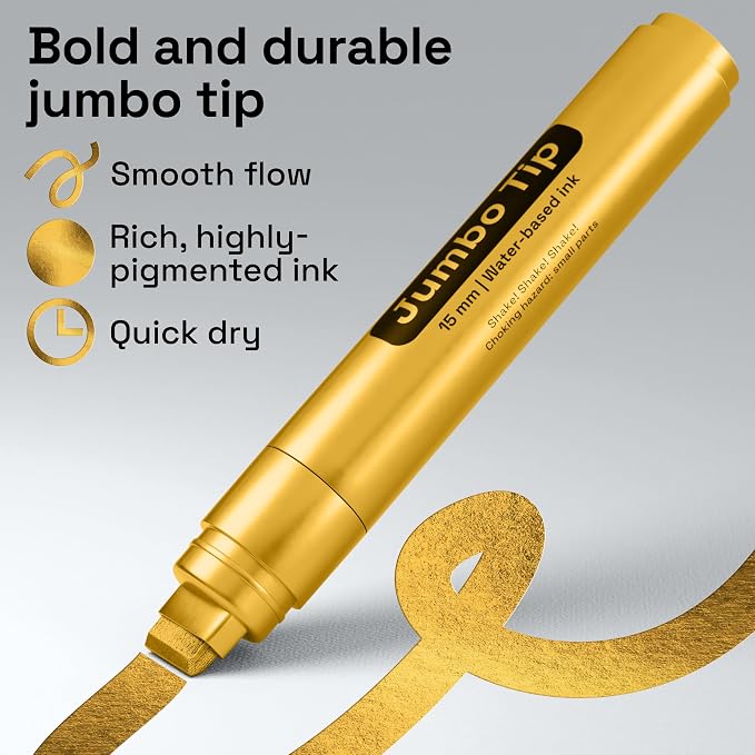 ARTISTRO Gold Paint Pens - Image 2