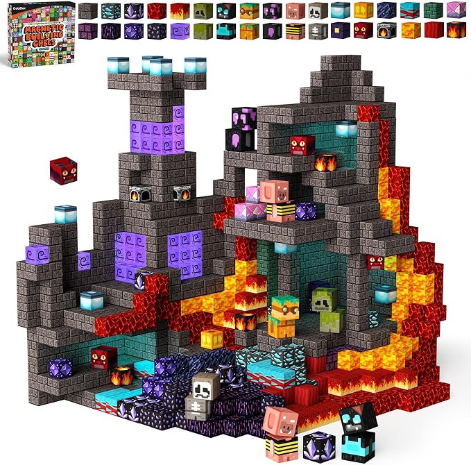 GobiDex 200PCS Magnetic Blocks Kids Building Toys by GobiDex