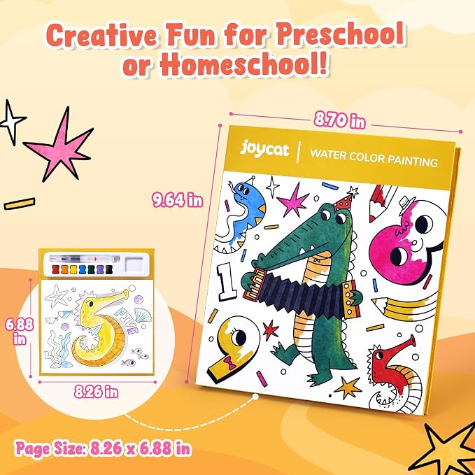 JoyCat Paint with Water Coloring Books - Image 5