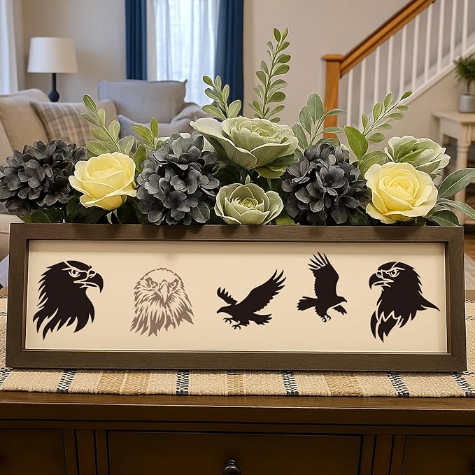 INFUNLY 6Pcs Eagles Painting Stencil - Image 7