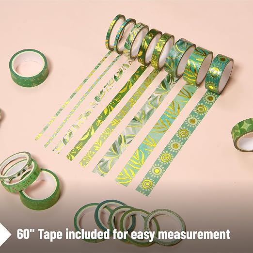 Mr. Pen- Washi Tape Set, 21 Rolls, 5.5 Yards/Roll | Washi Tape - Image 6