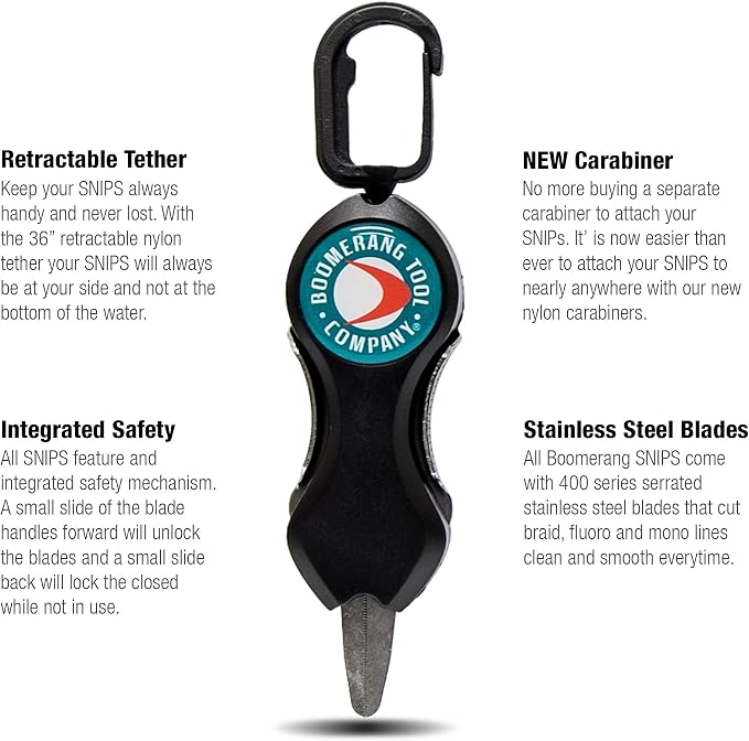 Boomerang Tool Company SNIP Fishing Line Cutters - Image 4