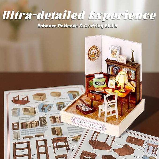 Flever Dollhouse Miniature DIY House Kit Creative Room - Image 8