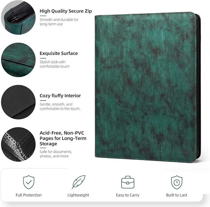 Card Binder 16 Pocket, Premium 1024 Double Sided Pocket Collection Binder - Image 5