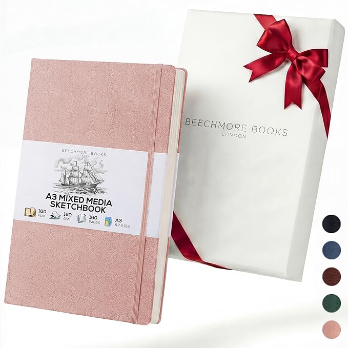 Beechmore Books A3 Mixed Media Sketchbook by BeechmoreBooks