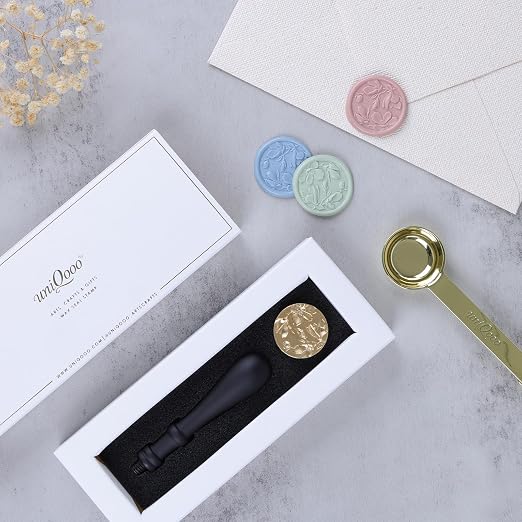 UNIQOOO Magnolia Flowers Wax Seal Stamp - Image 8