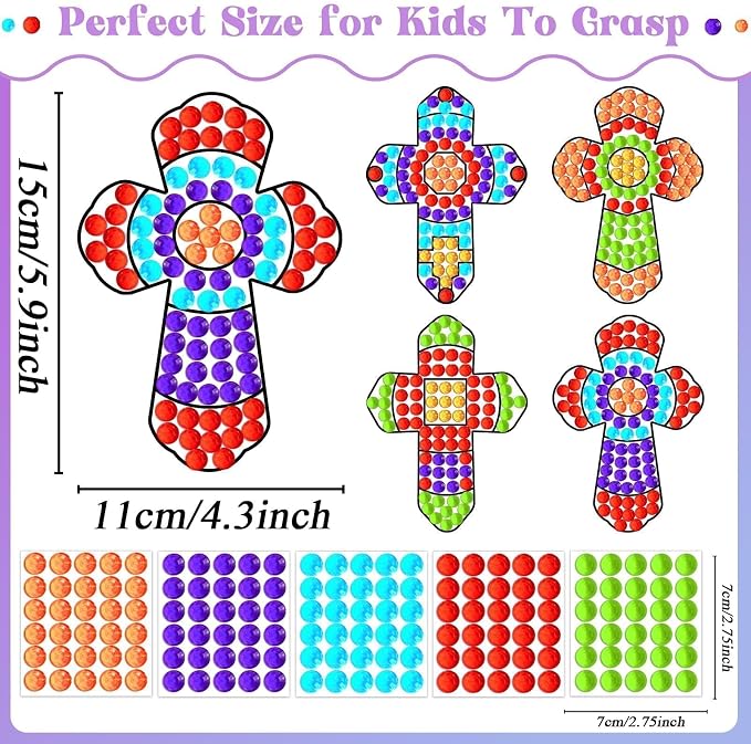 2026 VBS Sunday School Cross Craft Kids Kits Vbs Christian Religious Jesus - Image 3
