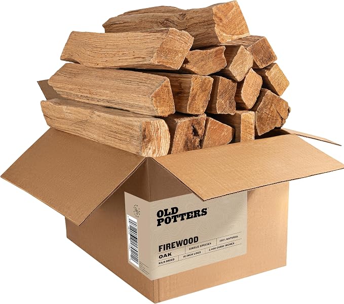 Old Potter Kiln Dried Firewood, ~1.5 Cu Ft ~ 38-45 lbs, by Old+Potters